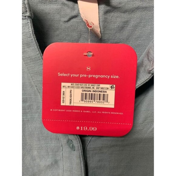 NWT Isabel Maternity Casual Top Womens Size Small - Picture 5 of 5